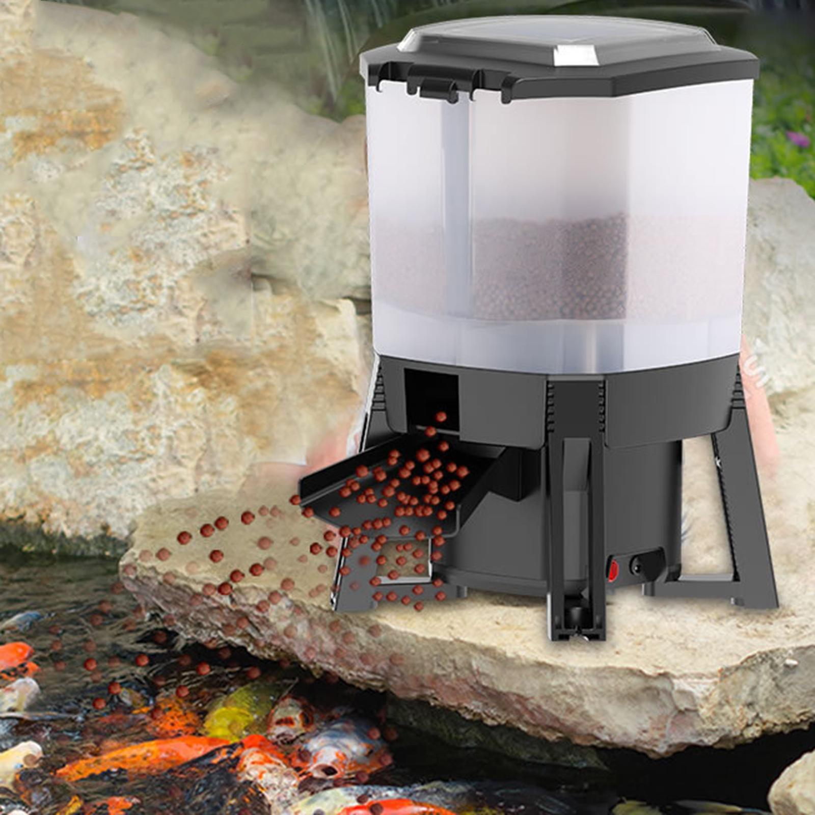 Fishing Line Dispenser - 6L Verstelbare Solar Automatische Aquarium Feeder