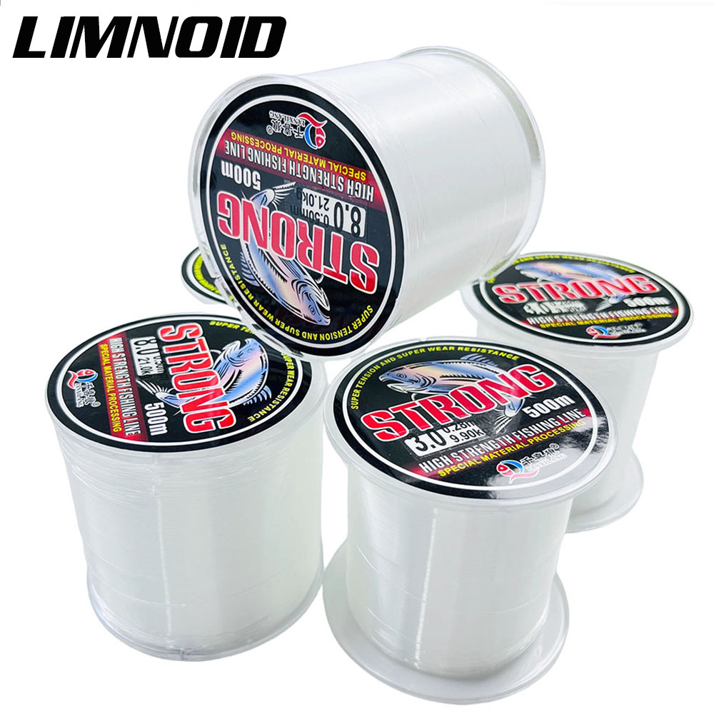 Fluorocarbon Line - Limnoid 500m nylon vislijn met fluorocarbon