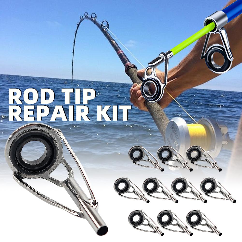 Fishing Line Winder - Hengeltop Reparatieset 10 stuks, Vervangende Hengeltoppen