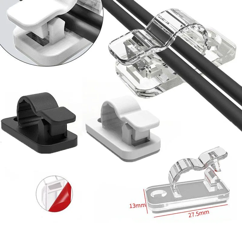 Tippet Line - 10/50PCS Kabel Organizer Clips Kabelmanagement Draadmanager