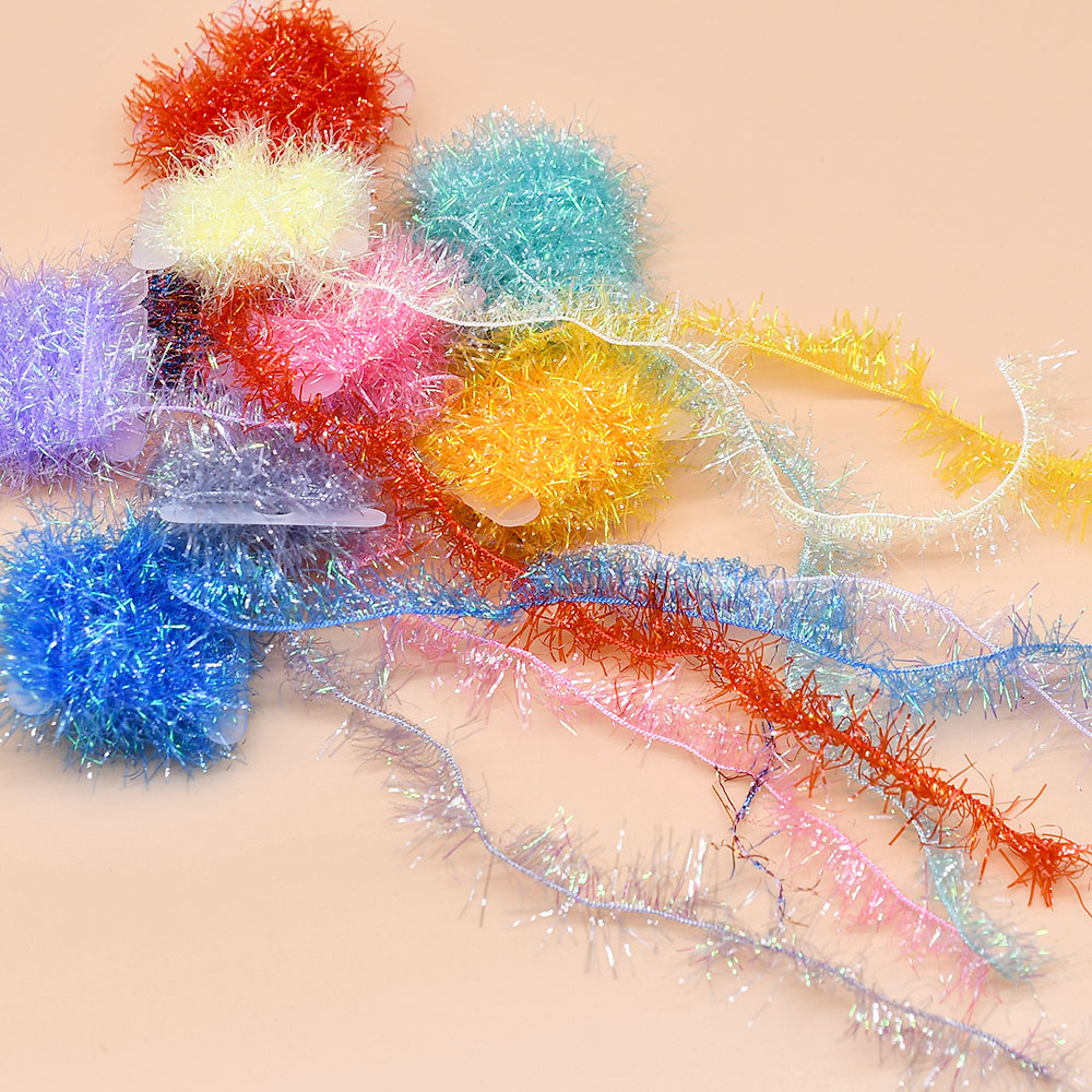 Ice Fishing Line - 2 meter/kaart Voor Nimf Sparkle Vliegbindset