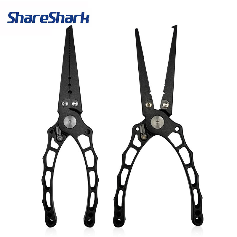 Fishing Line Cutter - ShareShark Multifunctionele Visserijtang van RVS, Corrosiebestendig,