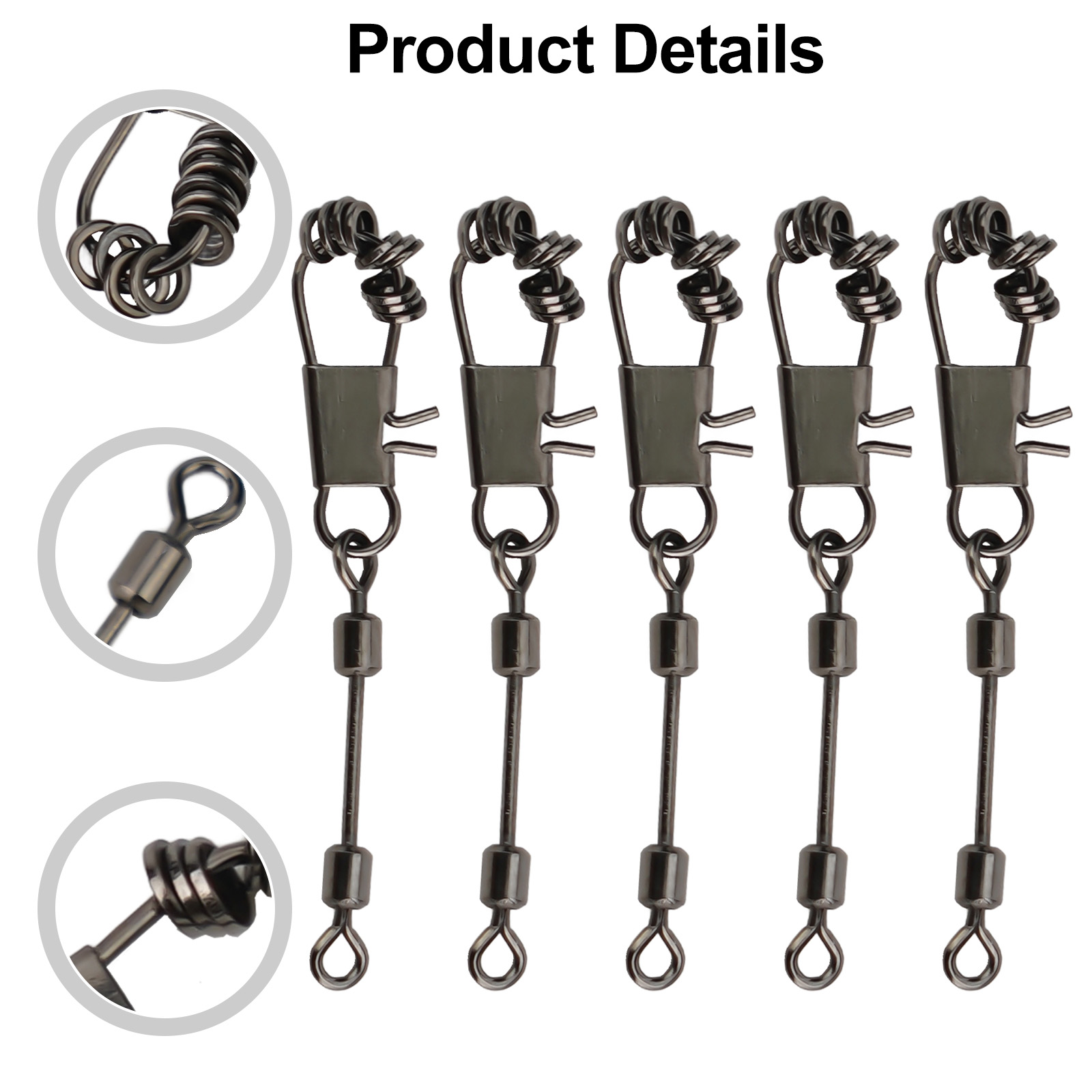 Leader Line - 10/20/50 Stuks Kleine Ovale Tippet Ringen