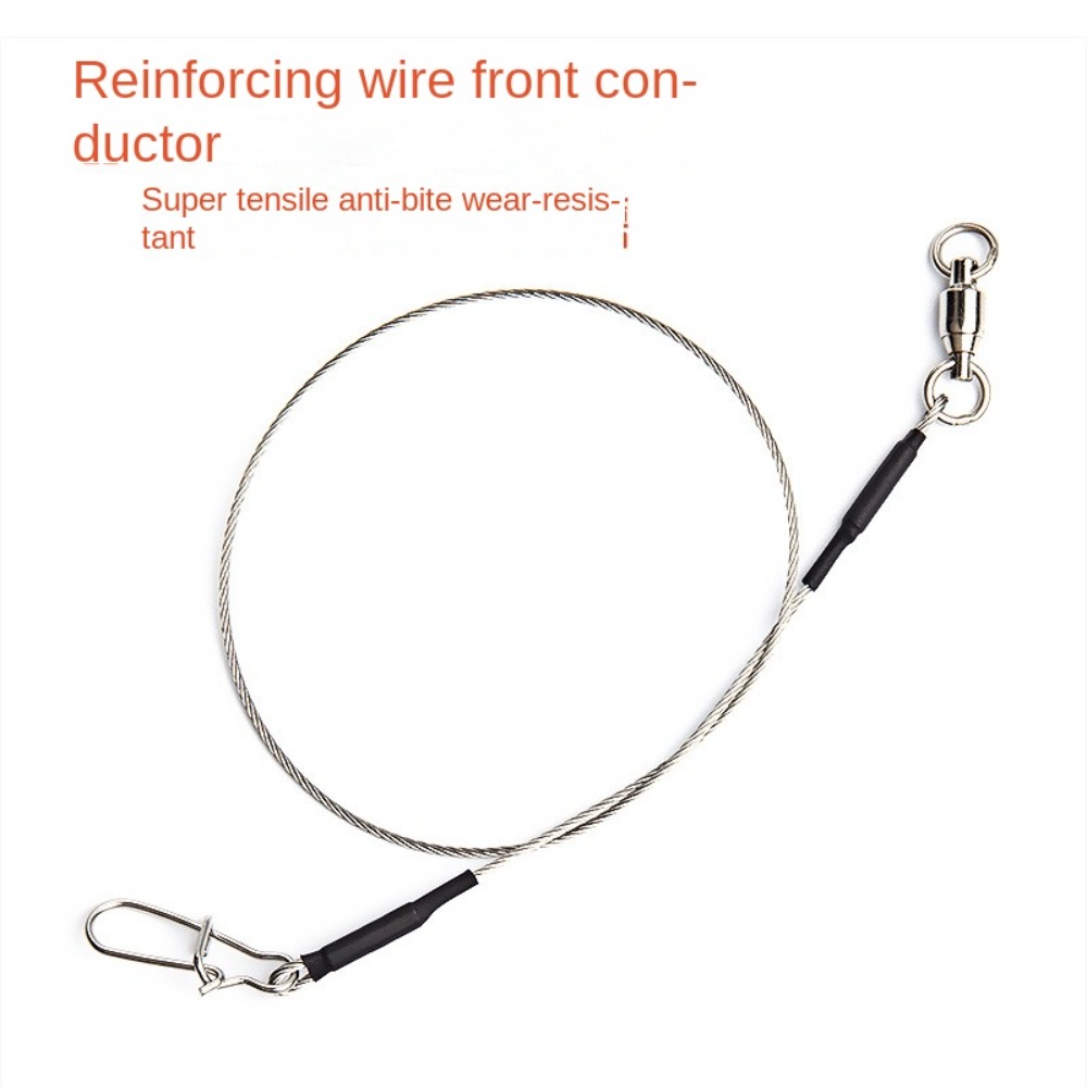 Leader Line - 5PCS 20/30/40cm strengen Roestvrij Staaldraad Leider