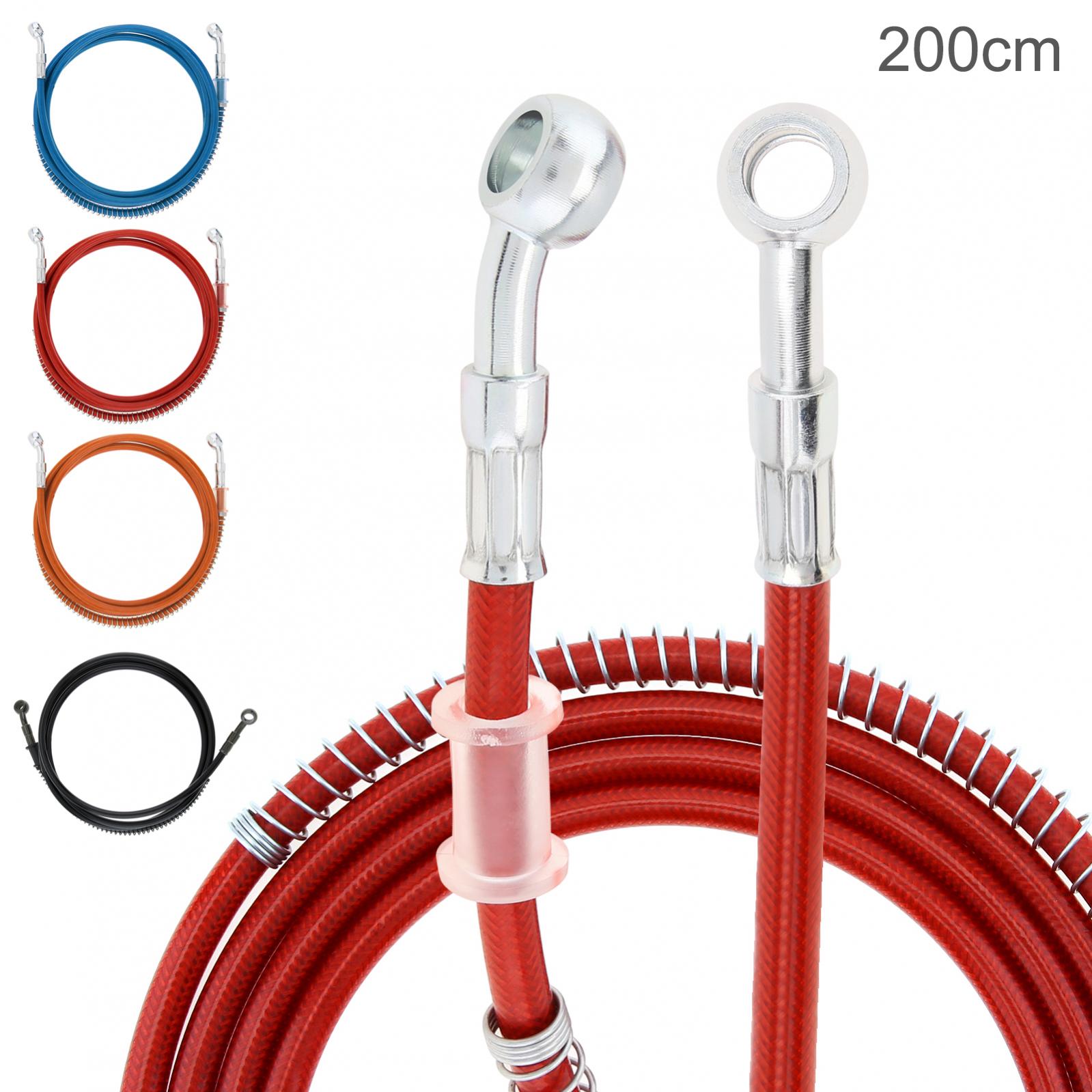 Braided Line - 200 cm motorfiets crossmotor gevlochten remslang
