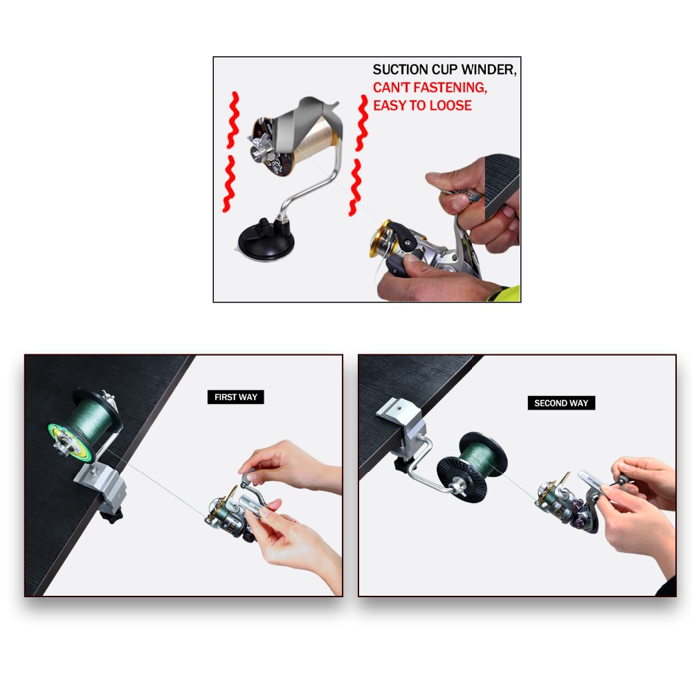 1 stks Draagbare Aluminium Vis - Fishing Line Spooler recensie en prijs