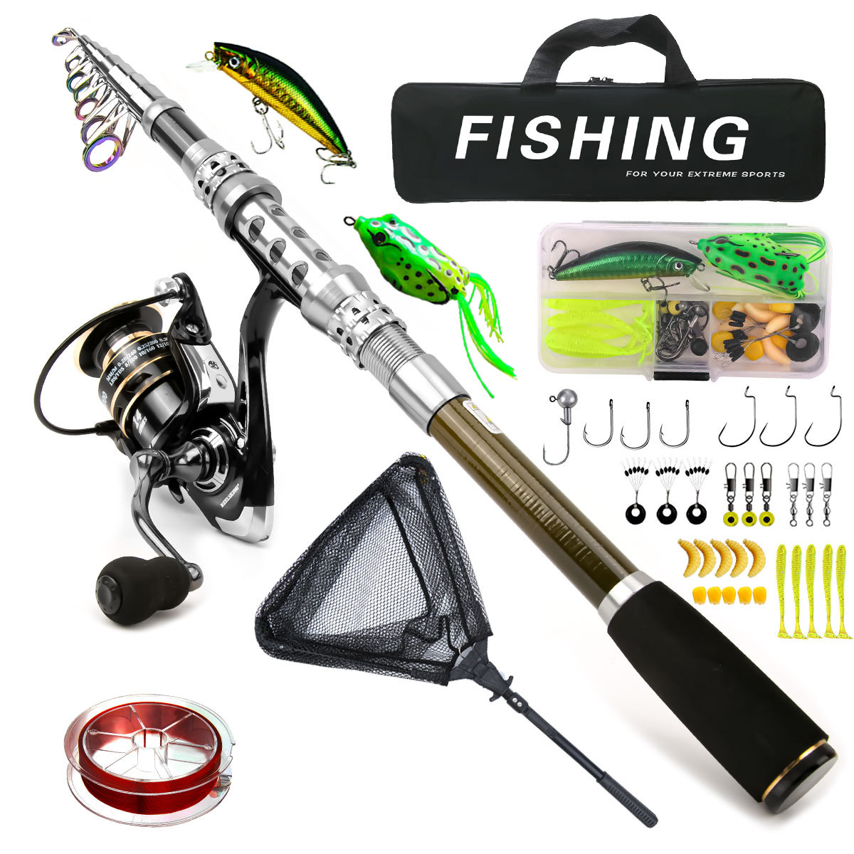 Carbon Luya hengelwielset Zeev - Freshwater Line recensie en prijs