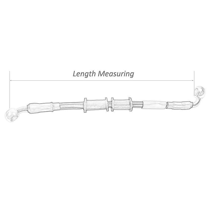 400 mm-2400 mm remslang hydrau - Braided Line recensie en prijs