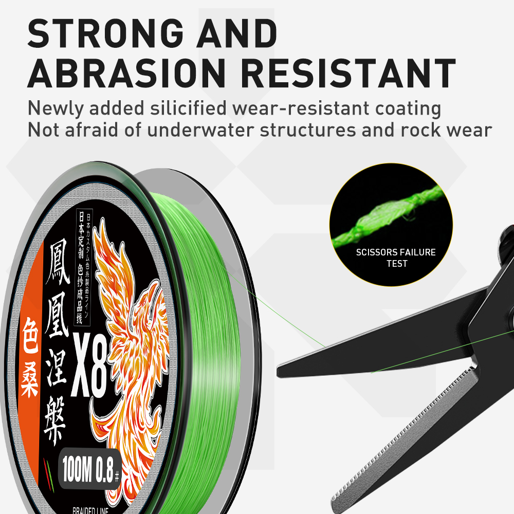 ZUKIBO Phoenix 8 Strand PE Gev - Ice Fishing Line recensie en prijs