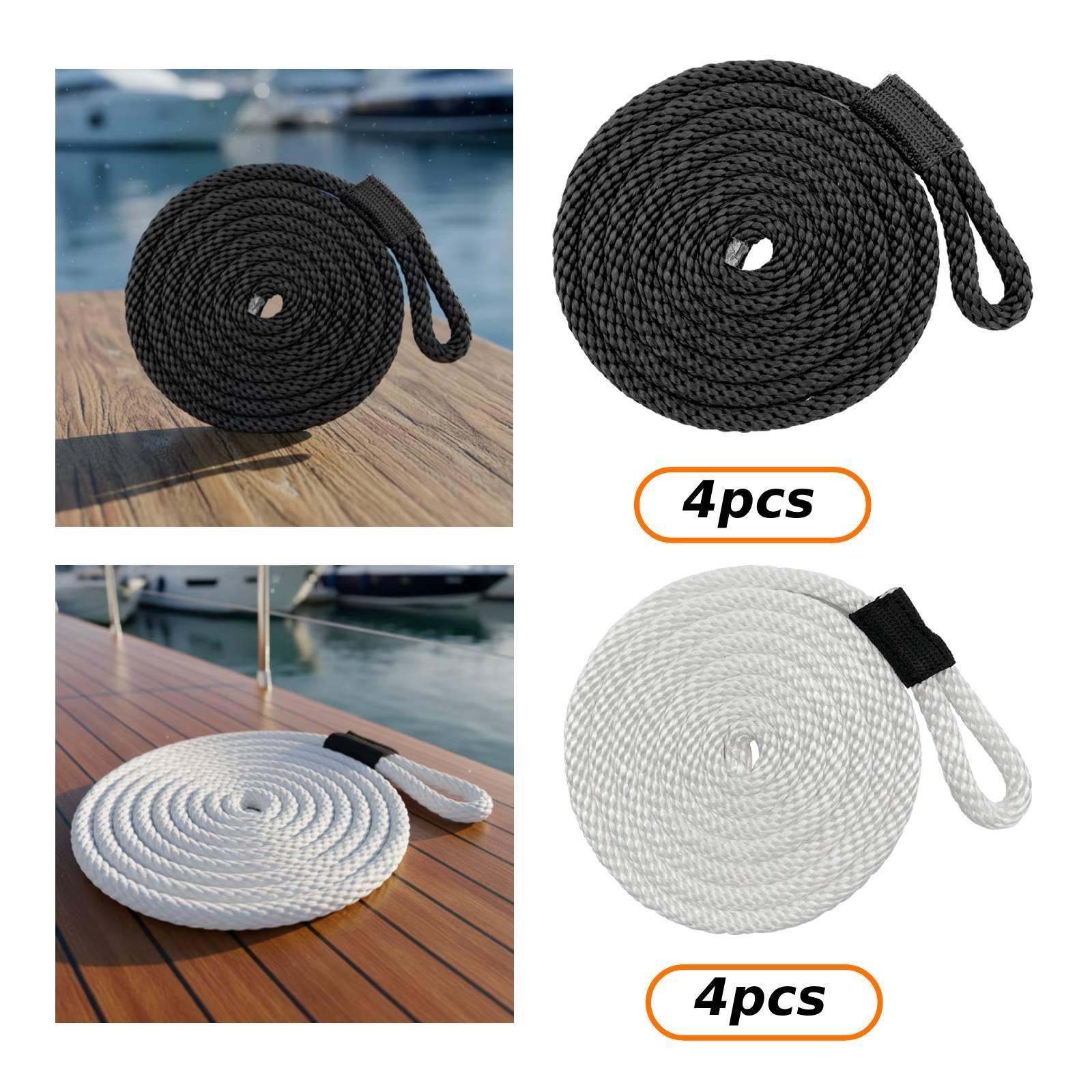 4 stuks Docklines Mooring Rope - Braided Line recensie en prijs