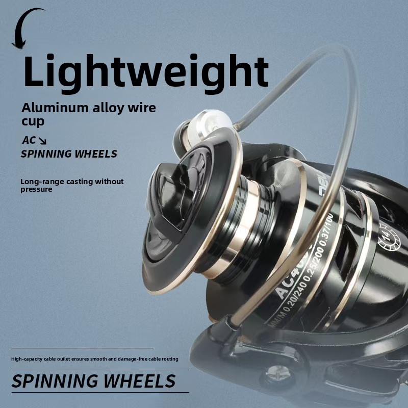 AC-serie volledig metalen spin - Ice Fishing Line recensie en prijs